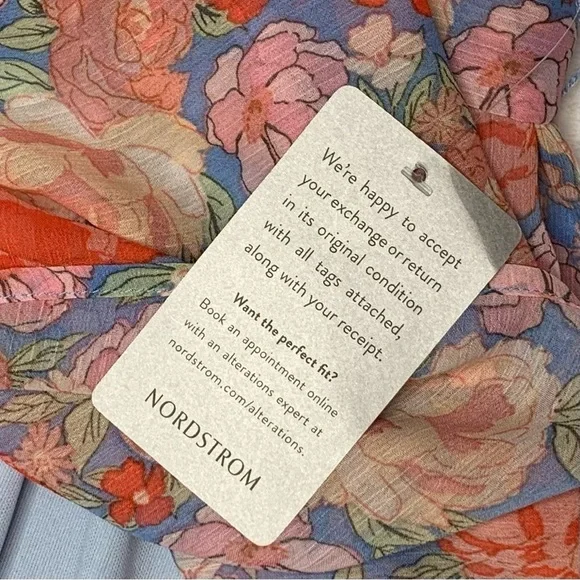 NEW Lush Floral Halter Neck Tie Waist Mini Dress - Picture 13 of 17